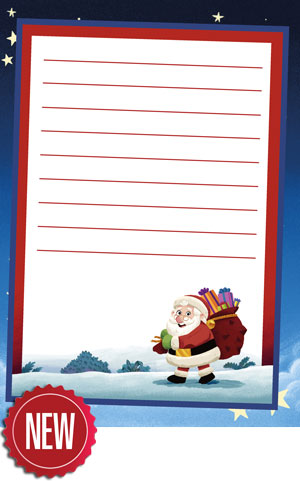 Letter To Santa - Standard - 2024 - Personalised Santa Letter Background